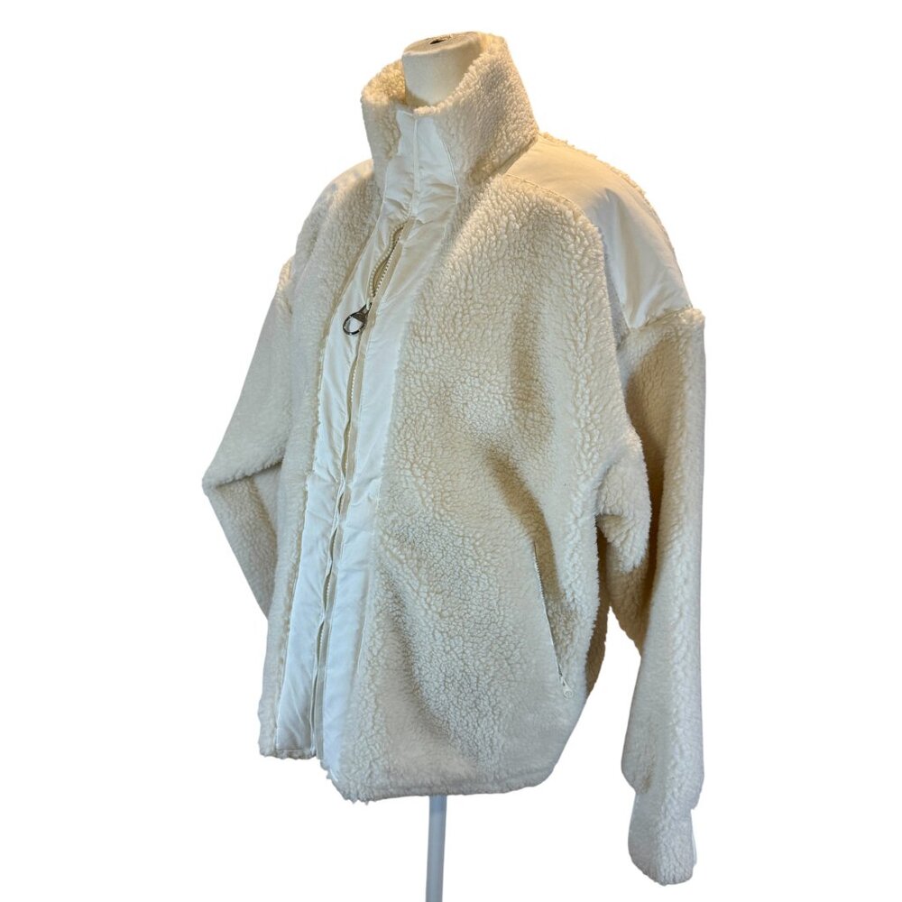 Peak Performance Cream Sherpa Fleece Jacket